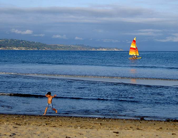 california beaches wallpaper. Campus Beach, UCSB